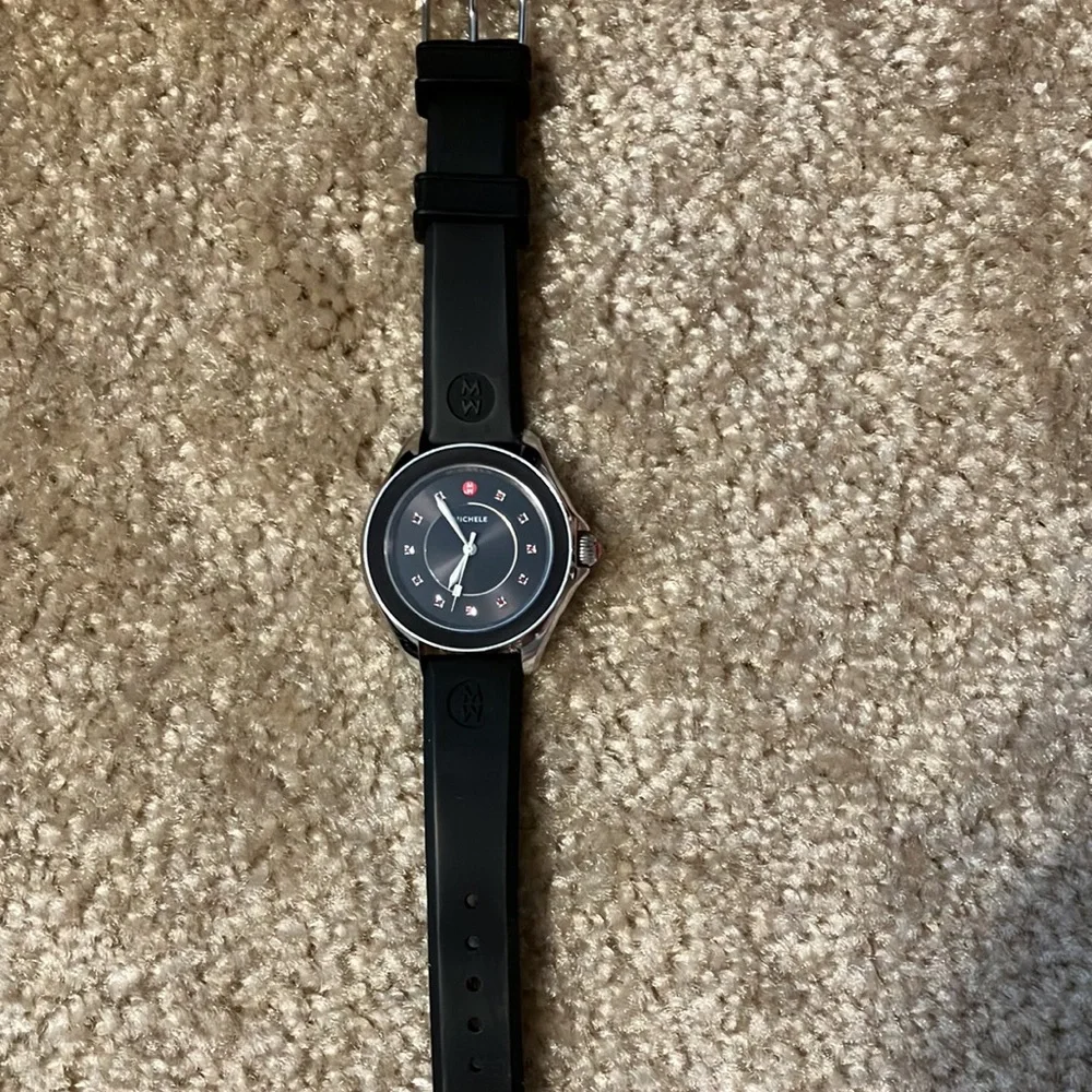 Beautiful Black Michele Watch worn once! - Picture 5 of 5